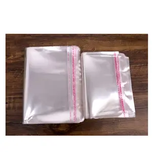Three Side Sealing OPP Clothing Bags Self Adhesive Bag With Stoma