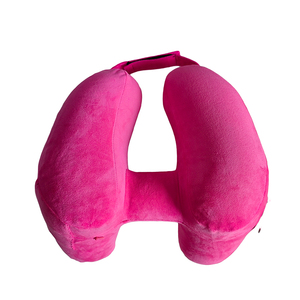 Bantal sandaran leher <span class=keywords><strong>H</strong></span> perjalanan tiup kustom dengan kait topi dan lingkaran <span class=keywords><strong>H</strong></span> bantal tajam - Product Image 2