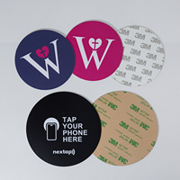 Etiquetas NFC Redondas de PVC Personalizadas para Iglesias con Código QR, Etiqueta NFC para Iglesias y Asientos