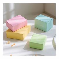 Usine fournissant Auto Popup Snack Chocolat Pique-Nique Alimentaire Boîte À Dessert En Papier Avec Diviseurs