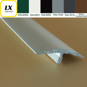 Bande d'étanchéité en PVC en forme de T, profilé d'extrusion plastique durable et écologique, bordure de finition pour hôpitaux et bâtiments, design moderne - Product Image 1