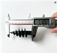 Cheville d'isolation en PP avec filetage métrique, cheville d'ancrage en plastique pour la fixation des panneaux d'isolation thermique