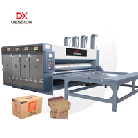 Nouvelle machine de découpe à fente semi-automatique haut de gamme à 6 couleurs pour boîtes à pizza, pour machine d'impression, 60 pièces/min