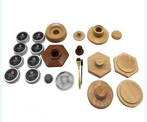 Kit de fumage portable pour cocktails Old Fashioned avec quatre copeaux de bois - Product Image 3
