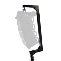 Soporte telescópico en forma de C para altavoces, brazo de montaje, conjunto de línea, torre, soporte de luz para sistema de Audio