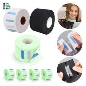 Mejor Oferta: Rollos de Papel Desechables Impermeables para Cuello de Salón, Tiras de Papel con Volantes para Cuello para Barbería - Product Image 1