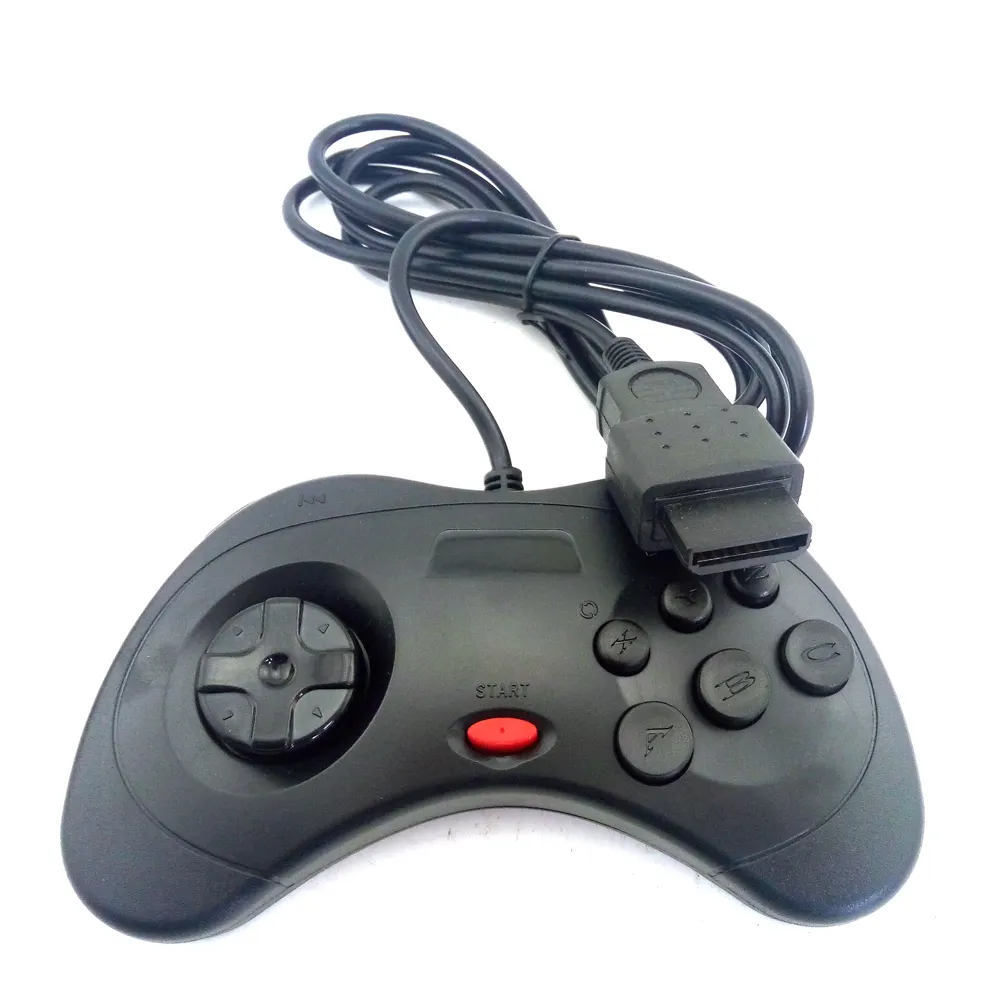 Wired USB קלאסי משחק בקר Gamepad Joypad למחשב עבור Sega עבור שבתאי מערכת סגנון