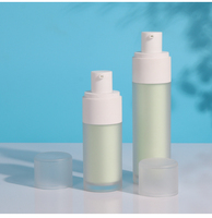 Flacon pompe sans air PP AS 30ml 50ml, contenant sous vide pour sérum, lotion, crème contour des yeux, fabricant d'emballages cosmétiques