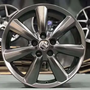 جنوط معدنية 18 بوصة 5 × 8j ثقوب عجلات سيارة ركاب سوداء باللون الفضي لتويوتا افيرسيس أوريون ري تاج Grs184-