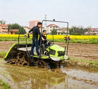 Transplanteuse de riz G825 à 8 rangs, machine de plantation de riz avec équilibrage électronique et mécanique pour une positionnement stable des plants de riz