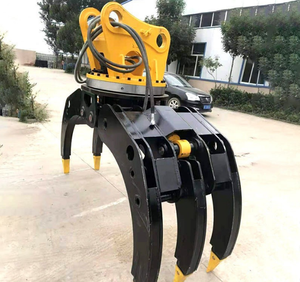 Venta Directa de Fábrica: Pinza para Troncos de Boca Ancha para Excavadora, Rotación de 360 Grados, Accesorio para Maquinaria de Construcción y Forestal - Product Image 4