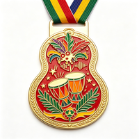 Vente directe usine – Médaille de carnaval personnalisée en métal doré poli avec logo de finisseur, émail, à prix abordable