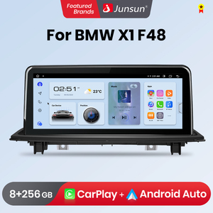 จุนซัน 10.25" เฮดยูนิตวิทยุติดรถยนต์พร้อมระบบ AI Voice Wireless CarPlay สำหรับ BMW X1 X2 F48 F49 2017-2020 หน้าจอระบบนำทาง GPS อัตโนมัติ - Product Image 1