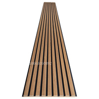 Panneau de bois cannelé à tambour demi-rond revêtement pvc lamelles en mdf panneau mural en bois massif
