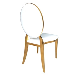 Chaises dinantes stables à base métallique empilables de nouvelle conception populaire pour la cuisine de famille - Product Image 3