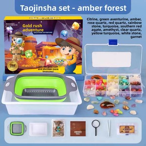 Juego de Excavación de Fósiles y Tesoros de Gemas para Niños, Juguete de Plástico para Excavar Arena, Kit Artesanal de Arqueología DIY al por Mayor - Product Image 6