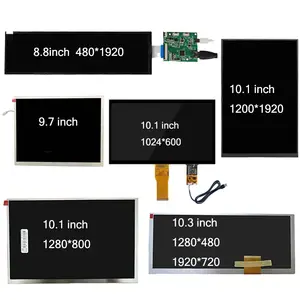 لوحة عرض وشاشة LCD باللمس من ZKDisplay مخصصة بحجم 6.8 بوصة و7 بوصة و7.8 بوصة و8 بوصة و8.8 بوصة و9 بوصة و9.7 بوصة و10.1 بوصة و10.3 بوصة