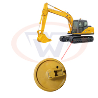 Dozer Idler Dh220 Roller Garland Kx121-3 Sk200 Front Dozer Wheel Idler