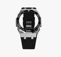 Kit de modification de bracelet en caoutchouc et de modification métallique pour montre G-Shock GA2100, lunette en céramique de luxe, boîtier de montre pour Casio G-Shock GA 2100 Mod