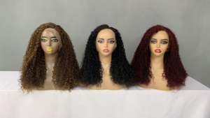 Pixie Curl <b>Three</b> Color 360lace Human Hair Wig Glueless Wigs Human Hair - Product Image 6