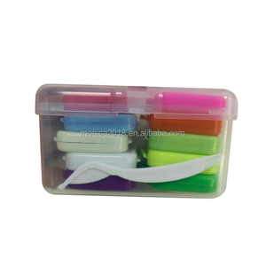 Atacado 10 Caixas Embalagem Sabores Dental Portátil Orthodontic Bracket Cera <span class=keywords><strong>Ortho</strong></span> Cera com Cortador - Product Image 4