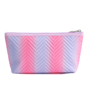 Bolsa <span class=keywords><strong>de</strong></span> <span class=keywords><strong>Maquillaje</strong></span> Acolchada <span class=keywords><strong>de</strong></span> Lona con Degradado, Diseño Personalizable, Bolsa <span class=keywords><strong>de</strong></span> Cosméticos Diaria - Product Image 5