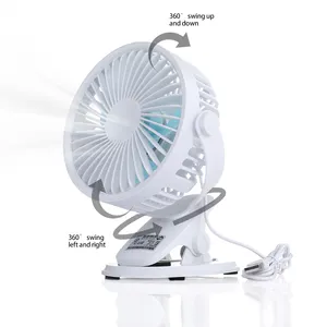 Wholesale Plastic Ventilation Fan Plug-in Student Dormitory Clip Fan