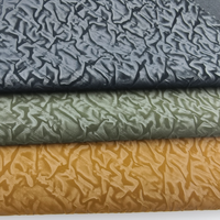 Fabricant de cuir artificiel, tissu en cuir synthétique PU personnalisé pour vêtements