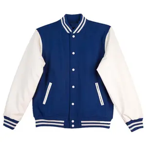 Produttore di abbigliamento personalizzato College Letterman Varsity ciniglia ricamo giacca da Baseball per gli uomini