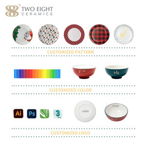 Veweet — service de dîner en porcelaine au Design, vaisselle de fête, en porcelaine, en céramique, pour <span class=keywords><strong>Horeca</strong></span>, nouveau Design, 2022 - Product Image 6