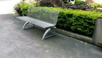 Table de chaise de parc de patio en métal banc jardin extérieur ensemble de meubles moderne simple cour de séissure banc extérieur