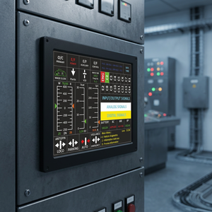Pantalla de Panel de Control Industrial de Highness Microelectronics Ltd., Interfaz PLC, Señales Analógicas/Digitales, 12V, 26kW, Garantía de 1 Año - Product Image 3