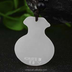 Certificado 3D <span class=keywords><strong>oro</strong></span> con incrustaciones de Jade Hetian Jade incrustaciones de <span class=keywords><strong>oro</strong></span> puro grueso Hetian Jade piedra preciosa <span class=keywords><strong>lingote</strong></span> bendición <span class=keywords><strong>colgante</strong></span> al por mayor - Product Image 3