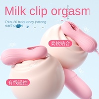 Mistress Heart Joy Brust-Nippelklammern Klitoris-Stimulator mit Doppelvibration Ferngesteuert Wiederaufladbar Elektrisch für Erwachsene