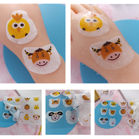 Proyons Patch anti-boutons autocollant pour le visage, motif animaux de dessin animé, matériau anti-graisse, impression couleur