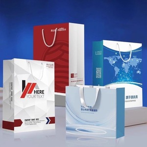 Bolsa de Papel para Regalo Más Vendida, Resistente a la Grasa, Nuevo Estilo, Sin Líneas Visibles, Bolsa de Papel Rosa, Linda Bolsa de Papel Kraft con Asas - Product Image 1