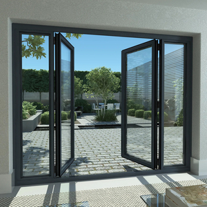 Tùy Chỉnh Kích Thước Hiện Đại Nhôm Sang Trọng An Ninh Nội Thất Phân Vùng Nhà Bếp Vườn Phòng Tắm Casement Đôi Kính Cường Lực Cửa 3x2 - Product Image 5