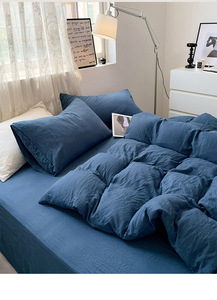 Set di Biancheria da Letto in Seta 100% Ecologica Stile Japandi di Alta Qualità, 4 Pezzi con Lenzuolo con Angoli, Copripiumino e Federe - Product Image 6