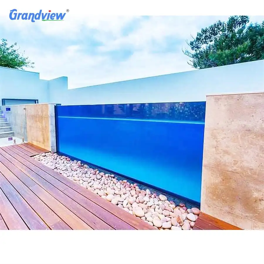 High Quality Hard Surface Outdoor UV Resistant Acrylic Swimming Pool Window Plastic Sheets Acrylic Clear Swimming Pools