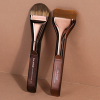 MAANGE Lot de 2 pinceaux plats de luxe pour fond de teint marque privée et outils de maquillage OEM sans traces de liquide/BB crème
