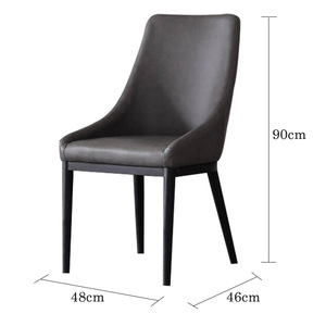 Muebles de Comedor, Silla de Comedor Moderna de Cuero PU - Product Image 6