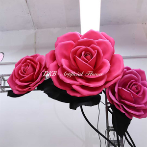 Roses artificielles géantes de luxe en EVA, en promotion, pour mariages, fêtes, décoration commerciale, vitrines, hôtels et salons de beauté - Product Image 3