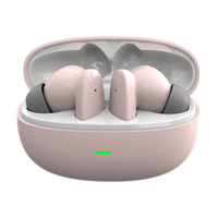 ENC earbud peredam kebisingan, Headset dalam telinga nirkabel panggilan HD dengan Driver 13mm 4 mikrofon ENC + EDR Total 16 jam waktu Putar
