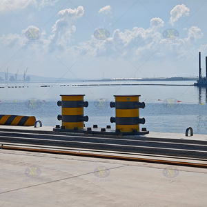 Сварочный боллард с двойной головкой для легкой установки, морской Боллард из чугуна, нержавеющий для портов и причал - Product Image 1