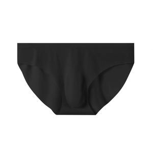 Men's Low-Rise <b>Boxer</b> Briefs Knitted Ice Silk Seamless Thin Breathable Anti-Bacterial <b>Polyester</b> Solid Pattern Plain Dyed Waist - Product Image 4