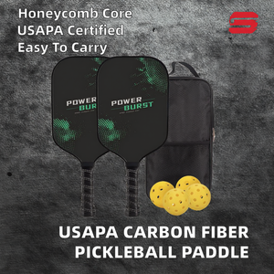 Pala de Pickleball Ligera de Fibra de Carbono T300 con Núcleo de Polipropileno, Aprobada por la USAPA, para Entretenimiento y Entrenamiento - Product Image 2