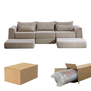 Stock US Prêt à Expédier – Canapé Modulaire Moderne à Compression Sous Vide pour Salon - Product Image 4