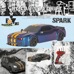 Voiture de course télécommandée 1:14 RC 2.4G haute vitesse à quatre roues motrices, modèle de simulation, câble USB inclus, cadeau - Product Image 2