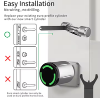 Großhandel Tuya Smart-Schließzylinder, IP67 Wasserdicht, TT Lock, NFC, RFID, Einstellbar für den Außenbereich