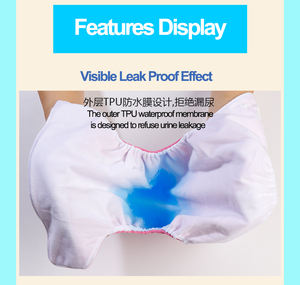 <span class=keywords><strong>Couche</strong></span> réutilisable <span class=keywords><strong>lavable</strong></span> en tissu écologique grande taille XL, lange-culotte unie ajustable, pour bébé de 3 à 8 ans - Product Image 5